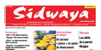 Une Sidwaya du 19/10/2022