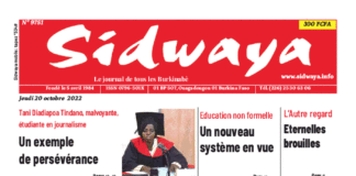 Une Sidwaya du 20-10-2022