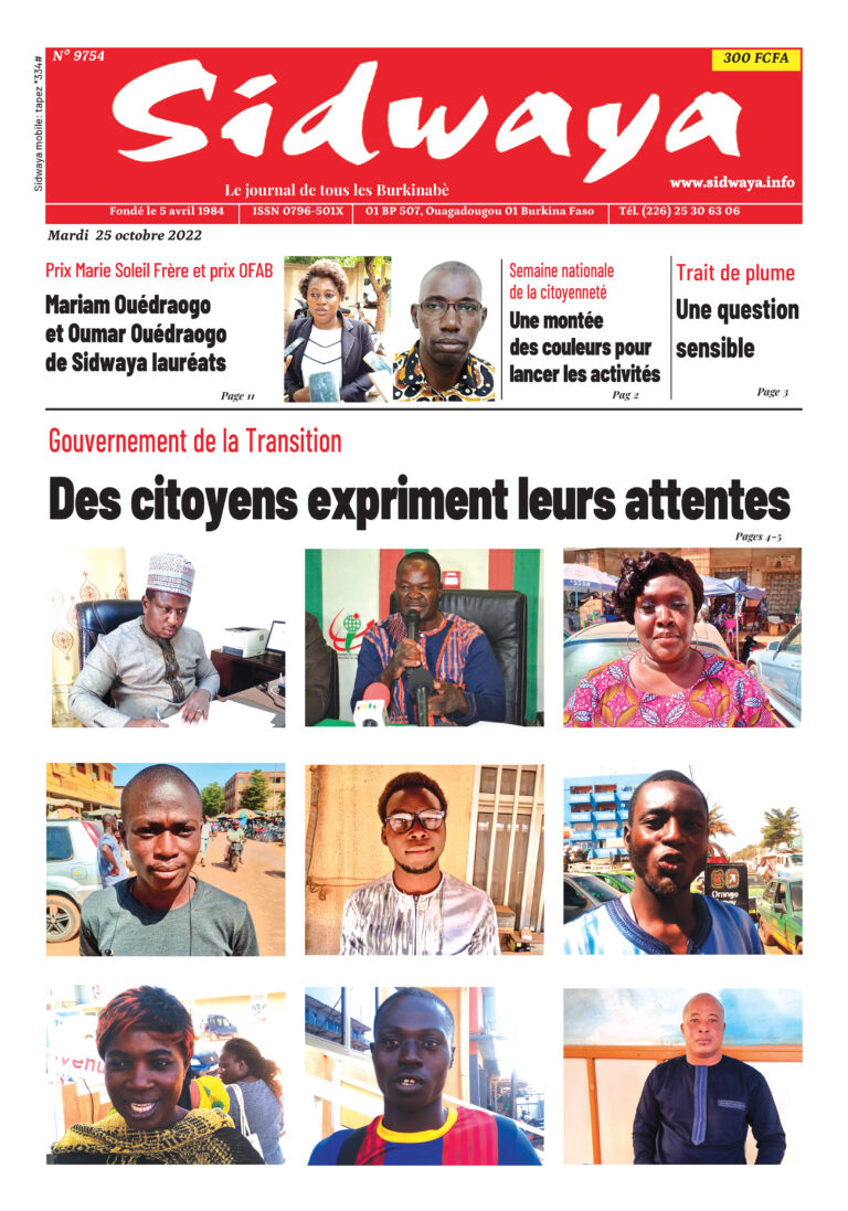 Une du 25/10/2022