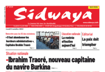 Une Sidwaya du 03-10-2022