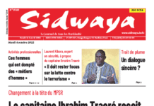 Une Sidwaya du 04-10-2022