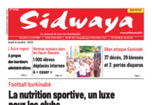 Une Sidwaya 06/10/2022