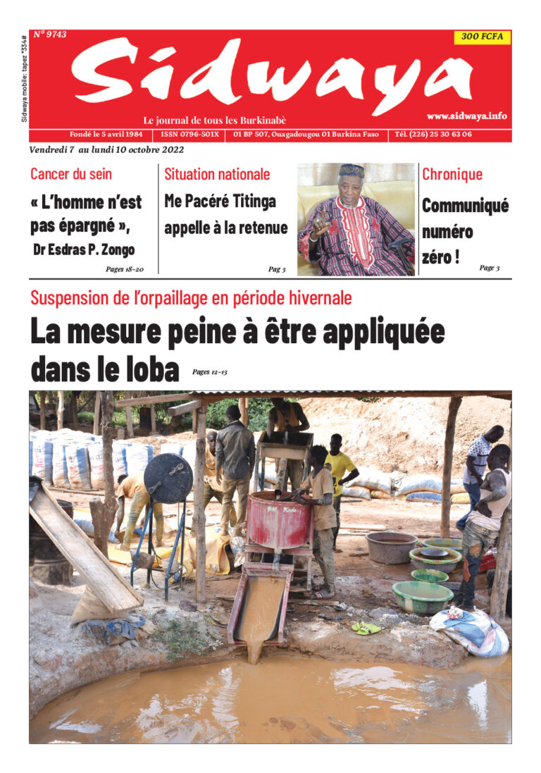 Une du 7/10/2022