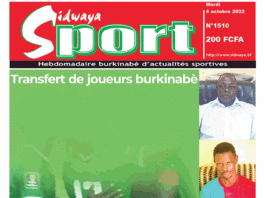 Une Sidwaya Sport du 05-10-2022