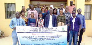 Traitement de l’information en situation de crise : des journalistes formés pour « dépister » les VBG