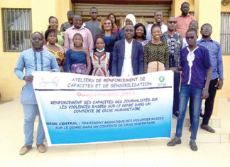 Traitement de l’information en situation de crise : des journalistes formés pour « dépister » les VBG