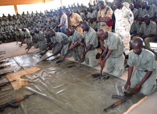 Service national pour le développement : plus de 1 650 stagiaires à l’école de la discipline militaire