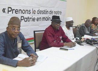 Gouvernement Apollinaire Kyélem : le Front patriotique déplore la mise à l’écart des Hommes politiques