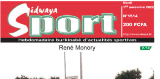 Une Sidwaya Sport du 02-11-2022