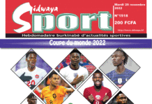 Une Sidwaya Sport du 29-11-2022