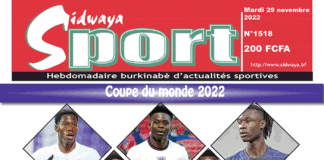 Une Sidwaya Sport du 29-11-2022