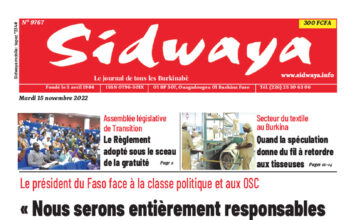 Une du 15/11/2022