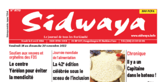 Une Sidwaya du 18 au 20-11-2022
