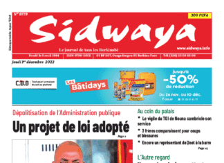 Une Sidwaya du 1er-12-2022