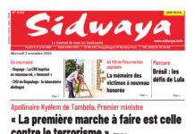 Une Sidwaya du 02-11-2022