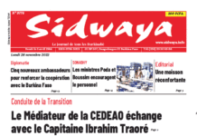 Une Sidwaya du 28-11-2022