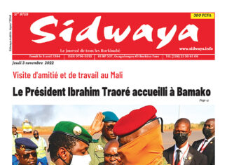 Une Sidwaya du 03-11-2022
