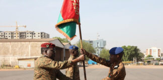 Armée de l’Air : le nouveau Chef d’État-Major le lieutenant-colonel Christian Ouattara a pris le commandement