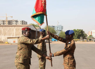 Armée de l’Air : le nouveau Chef d’État-Major le lieutenant-colonel Christian Ouattara a pris le commandement