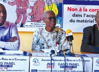 Etat de la corruption au Burkina : le rapport attendu le mardi 6 décembre 2022