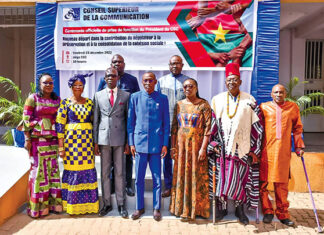 Présidence du CSC : Abdoulazize Bamogo enfin installé