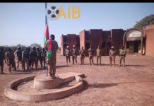 Burkina : Le drapeau national flotte à nouveau à Solenzo (AIB)