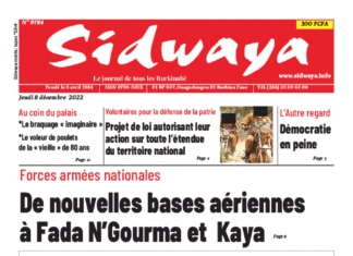 Une Sidwaya du 08-12-2022