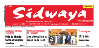 Sidwaya du 09 au 12-12-2022