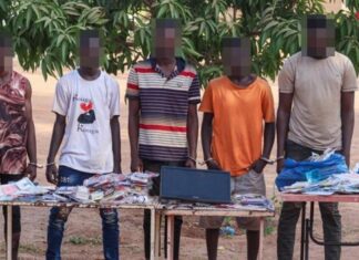 Ouagadougou : commissariat de police de Boulmiougou appréhende deux réseaux de présumés délinquants