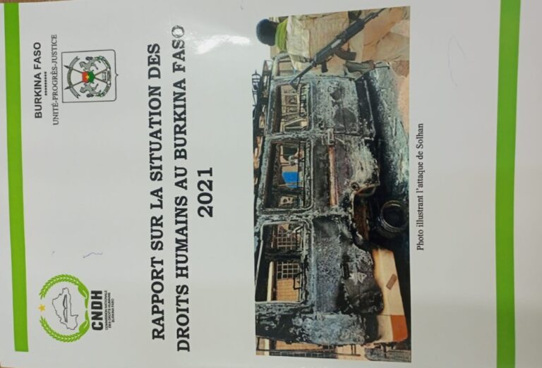 Droits humains au Burkina : Le rapport 2021 révèle un état des lieux « préoccupant »