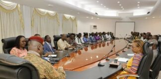 Situation nationale : le Chef de l’État échange avec les fonctionnaires internationaux (Présidence du Faso)