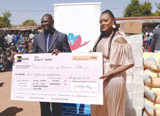 Fondation EBOMAF : 101 tonnes de vivres et 10 millions F CFA pour les PDI de Dédougou