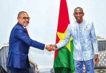 Priorités de la Transition : le nouvel administrateur du Burkina Faso à la BAD échange avec le Premier ministre
