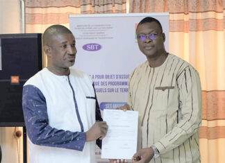 Société burkinabè de télédiffusion : le DG David Ganou installé