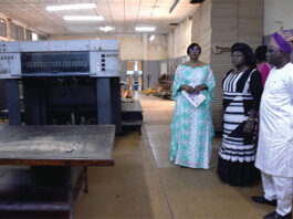 Présidente de la Commission de l’Informatique et des Libertés(CIL), Madame Marguerite Ouédraogo/Bonané a été reçue la Directrice Générale des Editions Sidwaya