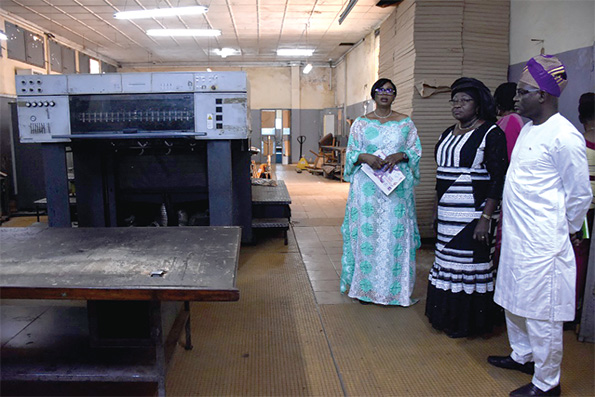 Présidente de la Commission de l’Informatique et des Libertés(CIL), Madame Marguerite Ouédraogo/Bonané a été reçue la Directrice Générale des Editions Sidwaya