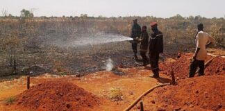 Bobo-Dioulasso : un incendie maitrisé au cimetière « Route de Banakeledaga »