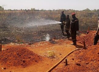 Bobo-Dioulasso : un incendie maitrisé au cimetière « Route de Banakeledaga »