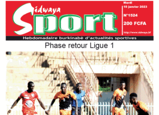 Une Sidwaya Sport du 10-01-2023