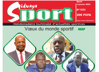 Une Sidwaya Sport du 03-01-2023