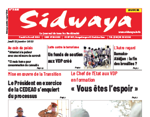 Une Sidwaya du 12-01-2023