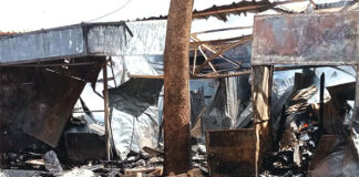 Marché Sankar-Yaaré : la police scientifique sur les lieux du sinistre