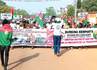 Transition politique au Burkina Faso : une marche-meeting à Banfora pour soutenir le capitaine Ibrahim Traoré