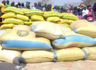 Soutien aux PDI du Nord : le gouvernement fait don de 335 tonnes de vivres