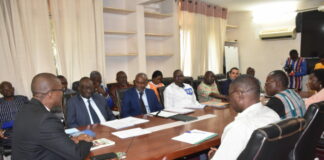 Industrie : Le Groupement professionnel des industriels chez le ministre Serge Poda