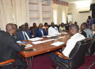 Industrie : Le Groupement professionnel des industriels chez le ministre Serge Poda