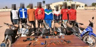 Ouagadougou : 8 malfrats délinquants entre les mains de la Police nationale