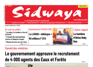 Une Sidwaya du 16-02-2023