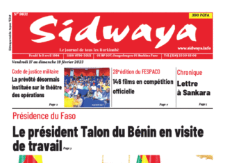 Une Sidwaya du 17 au 19-02-2023