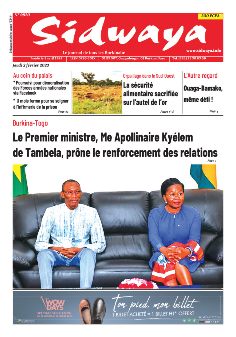 Une du 2-02-2023